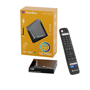 Auténtico Vseebox V6 PRO TV Box 2026, Doble Núcleo Allwinner H618, Android 14, 4GB+32GB, 8K - Product Image 1