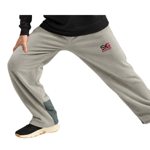 Shakargarh International <b>Men's</b> Fleece Polyester/Cotton Loose Wide Leg Sports Casual Jogger <b>Pants</b> Elastic Waist for Winter <b>Lounge</b> - Product Image 4