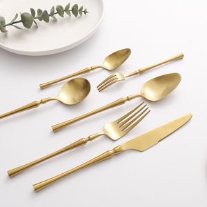 Collection élégante d'ustensiles de table en acier inoxydable, finition miroir, pour cuisines modernes, usage quotidien - Product Image 1