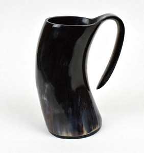 Jarra de Cuerno Hecha a Mano con Diseño de Barco Vikingo, Estilo Medieval Antiguo, Taza Decorativa para Beber en Casa o Bar - Product Image 3