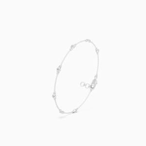 0.47 Ct Lab Grown Diamond Everyday Wear Diamond Shine Bracelet In 9K Yellow White And Rose <b>Gold</b> - Product Image 2