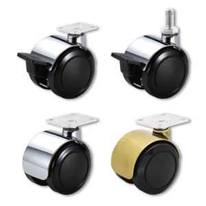 Roulettes de meubles à profil bas - Product Image 2