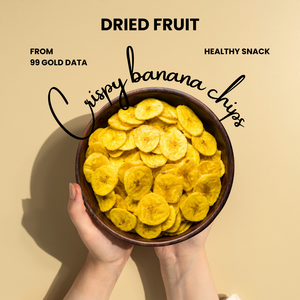 Chips de plátano procesados de plátanos tropicales maduros, bocadillo dulce crujiente para reuniones familiares y fiestas de Vietnam - Product Image 4