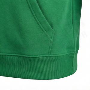 Sweat à capuche unisexe en coton lourd 100% coton, teint uni, avec logo personnalisé, coupe classique pour homme, streetwear d'automne, couleur personnalisable - Product Image 5