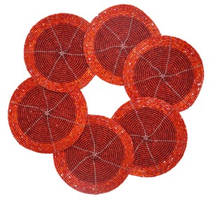 Napperon perlé fait main en gros pour Noël traditionnel, idéal pour la décoration commerciale des restaurants et Halloween - Product Image 6
