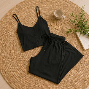 Ensemble de vêtements de détente pour femmes certifié OEKOTEX, polyester viscose, doux, confortable, respirant, respectueux de l'environnement - Product Image 6