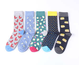 Calcetines Deportivos de Algodón Transpirables para Otoño, Calcetines Casuales con Logotipo Personalizado, Calcetines de Algodón Estampados, OEM, Marca Privada, Venta al Por Mayor - Product Image 6