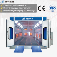 Système de chauffage et de ventilation électrique à haute efficacité énergétique, éclairage LED, cabine de peinture automobile professionnelle à pulvérisation automatique pour la cuisson et la peinture de voitures