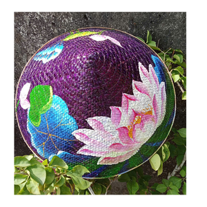 Chapeau en feuilles de palmier artisanal du Vietnam, chapeau conique traditionnel pour les boutiques de souvenirs - Product Image 1