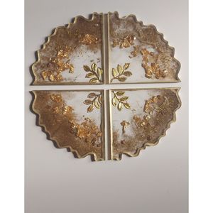 Premium Resin Coasters Oval and Round for Refined Home Decor <b>Beverage</b> <b>Serving</b> <b>Sets</b> - Product Image 5