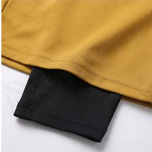 Leggings Deportivos de Compresión con Logotipo Impreso, Pantalones Ajustados para Gimnasio, Pantalones Largos y Cortos 2 en 1 para Hombre, para Correr y Hacer Deporte - Product Image 6