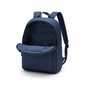 Mochila Casual Azul Marino, Espaciosa, para Uso Diario, con Bolsillos Organizadores, para Viajes, Escuela, Venta al Por Mayor - Product Image 3