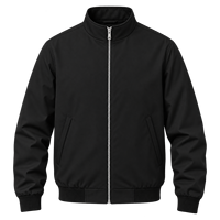 Veste bomber d'hiver pour homme en polyester et coton imperméable de haute qualité, à capuche, col montant, fermeture éclair sur le devant, doublure en polaire, service OEM