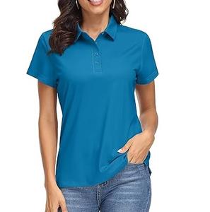 Vente en gros de polos en coton pour femmes de qualité supérieure, à manches courtes, décontractés, à col, pour le bureau et la vie quotidienne - Product Image 6
