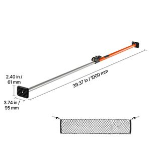 Barra di Carico Regolabile in Acciaio Rinforzato con Cricchetto 40''-73'', Rete Stabilizzatrice Antiscivolo per Controllo Carico e Accessori - Product Image 6