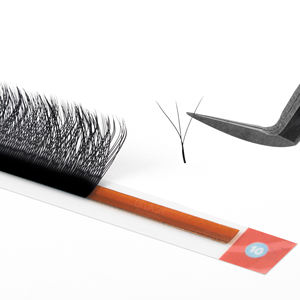 Pestañas W Lashes Clover Fan, abanicos de volumen prefabricados, hechos a mano, color negro intenso, pestañas esponjosas, venta al por mayor, logotipo personalizado - Product Image 6