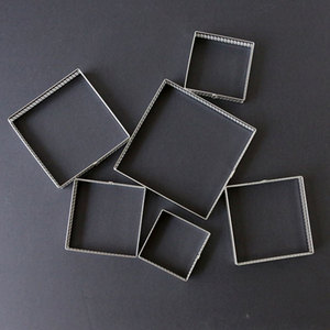 Moule à tarte carré perforé en acier inoxydable, tailles 6cm-12cm, fait main, compatible four et lave-vaisselle, fabriqué à Gyeonggi-do - Product Image 4