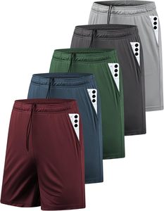 Pantalones Cortos Deportivos Casuales para Hombre, de Secado Rápido, Ligeros, Transpirables, para Gimnasio, Correr, Entrenamiento, con Bolsillo para Teléfono - Product Image 6