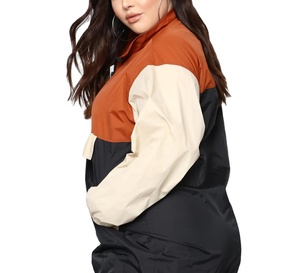 เสื้อแจ็คเก็ตกันลมแบบสวมสำหรับผู้หญิง สกรีนโลโก้ได้ตามต้องการ ผ้าพิมพ์ลายกันน้ำ ระบายอากาศได้ดี ขายส่งเสื้อแจ็คเก็ตสำหรับเล่นกีฬา - Product Image 5