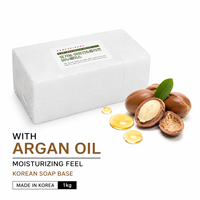 Base de savon au collagène et à l'huile d'argan pour la fabrication de savon artisanal, hydratant, nourrissant, savon transparent pour tous types de peau