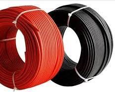Bobine de câble solaire DC à double cœur (fil photovoltaïque), généralement dotée d'un câble rouge pour les connexions positives - Product Image 6