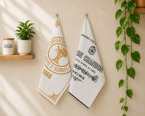 Printed Cotton Tea Towel Woven Kitchen Cloth Napkin Quick-Dry Absorbent <b>Teatowel</b> for Home Dining - Product Image 3
