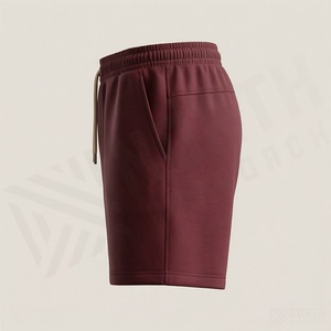 Nouveauté 2025 – Short long léger pour homme, 100 % coton molletonné, color block contrastant, avec cordon de serrage, doux et confortable pour l'été - Product Image 3