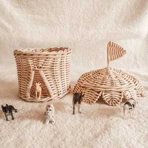 บ้านเด็กเล่นหวายราคาถูกที่สุดสำหรับขาย เต็นท์ละครสัตว์น่ารัก ของเล่นเด็กเล็ก บ้านของเล่นเด็ก - Product Image 6