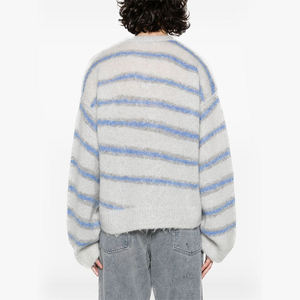 Fabricant de pulls en tricot, pull en tricot à col rond à manches longues personnalisé pour l'automne et l'hiver, pour hommes - Product Image 2