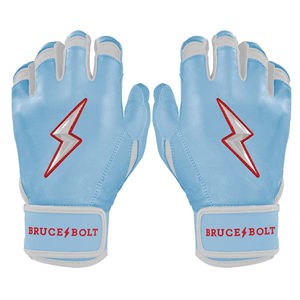 Gants de frappeur de baseball en cuir personnalisés OEM pour adultes, usage professionnel, fermeture auto-agrippante, XXL, ambidextres, durables - Product Image 1