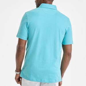 Polos Personalizados OEM para Hombre, Corte Regular, Diseño en Blanco, 100% Algodón, Manga Corta, Cómodos, Corte Ajustado, Polos de Golf para Hombre - Product Image 6