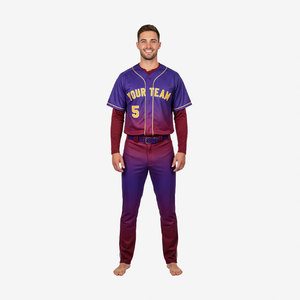 Factory Unique Quality OEM Custom Breathable <b>Baseball</b> Uniform Set Softball Sportswear Teamwear Sublimated <b>Baseball</b> Uniform - Product Image 5