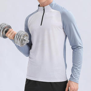 Offre Spéciale – Pulls de Golf à Fermeture Éclair 1/4, Très Élastiques, Personnalisables avec Logo, Séchage Rapide, pour le Sport, la Gym et l'Exercice, Coupe Ajustée - Product Image 2