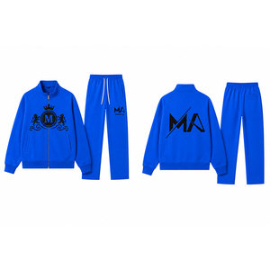 Unisex <b>Pink</b> <b>Tracksuit</b> <b>Set</b> 100% Polyester Full Zip 320 Gsm Matching Pants Casual Autumn Wear - Product Image 5