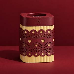 Modern <b>Wood</b> Incense Burner with Decorative Floral Artwork for Bakhoor Burning and Stylish Home Fragrance - Product Image 4