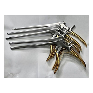 Juego de Kerrison Rongeur de 5 Piezas, 8 Pulgadas, 45 Grados hacia Arriba, 1mm-5mm, Mangos Chapados en Oro, Instrumentos Espinales de Acero Inoxidable de Grado Quirúrgico - Product Image 1
