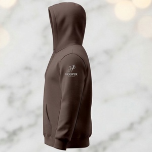 เสื้อฮู้ดดี้ผู้ชายสีน้ำตาลแบบสวมหัวสำหรับฤดูหนาว ยี่ห้อ Top Sale Hooper Clothes รุ่น Sustainable  ดีไซน์สตรีทแวร์  แบบมีซับใน แห้งเร็ว  รับออกแบบตามสั่ง - Product Image 6