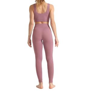 Conjunto Deportivo Casual para Yoga, Diseño Nuevo, Sólido, de Alta Calidad, Transpirable, Tallas Grandes, para Mujer, con Costuras Frontales Invisibles, Spandex/Poliéster - Product Image 5