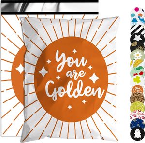 Bolsas de Envío Autoadhesivas, Sobres para Correo 'You are Golden', Bolsas de Correo Impermeables y Resistentes a Desgarros - Product Image 1