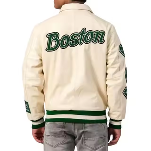 Mens Varsity <b>Jacket</b> Oversized Streetwear Letterman <b>Jacket</b> Custom Embroidered <b>Baseball</b> <b>Bomber</b> <b>Jacket</b> - Product Image 2