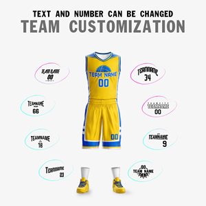 Conjunto de Uniforme de Baloncesto Sublimado Personalizado con Nombre de Equipo 00, Camiseta sin Mangas con Cuello en V y Pantalones Cortos de Malla para Adultos Unisex, Absorbente de Humedad - Product Image 3