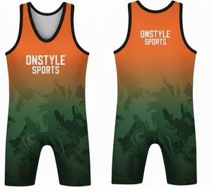 ชุดนักมวยปล้ำที่ทนทานสำหรับโรงเรียนและชมรม |   ผ้าทอความหนาแน่นสูง |   ชุดยูนิฟอร์มมวยปล้ำสีและโลโก้แบบกำหนดเอง - Product Image 4