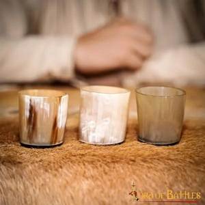 Taza de Cuerno de Búfalo Natural Pulido, Forma Irregular, Estilo Rústico, para Beber, Decoración del Hogar, Artesanía - Product Image 5