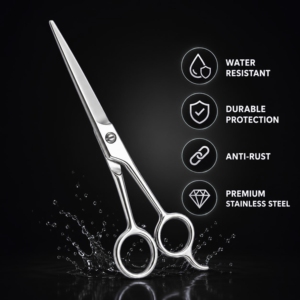 Tijeras de Peluquería Profesionales para Diestros, de Acero Inoxidable, para un Corte Preciso, Suave y Duradero - Product Image 4
