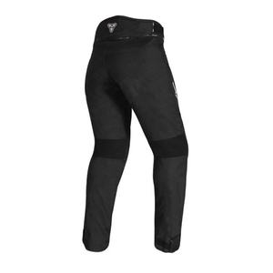 Pantalones de moto protectores de tela, diseñados para uso en carretera prolongada, con protección de rodilla de nivel CE 1. - Product Image 3