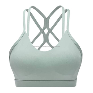 Soutien-gorge de sport personnalisé grande taille pour femme, idéal pour le yoga – Logo frontal, maintien élevé, respirant, en Spandex/Nylon - Product Image 1