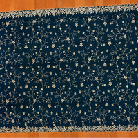 Tissu brodé pour dupatta, tissu perlé, tissu en dentelle pour abaya, kaftan, marques de mode, vente en gros, exportation textile, fourniture en vrac de vêtements