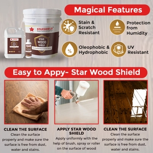 Nano Technology Transparent Wood Finish for Furniture Doors <b>Decking</b> Cabinets and Natural Wood Grain Protection - Product Image 5
