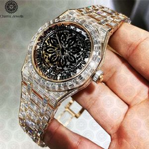 Montre bracelet pour homme Charm Jewells, luxe, acier inoxydable, 40 mm, analogique, mécanique, date automatique, cadran ajouré, cristal saphir - Product Image 1