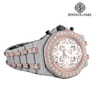 Reloj de Lujo con Diamantes Moissanite Estilo Hip Hop para Hombre, Ideal para Uso Diario, Discotecas y Estilo de Celebridad - Product Image 2